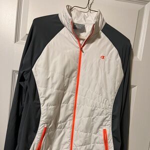 Champion Full Zip Women's White Jacket